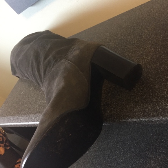 CHANEL Black Just to the Knee Boots - Picture 6 of 9